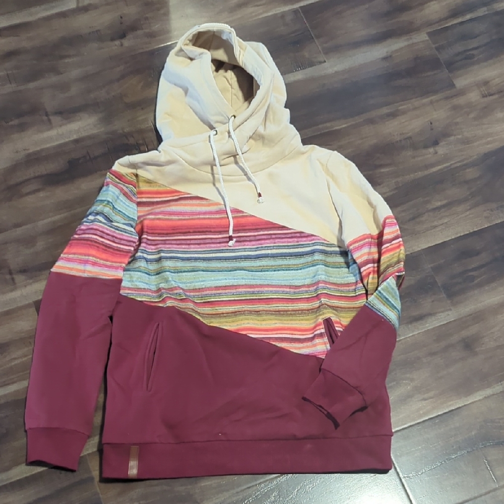 Ampersand Cowl Neck Sweatshirt